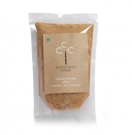 Conscious Food Cumin Powder Jeera Organic+Iron-Pounded  Pack  100 grams